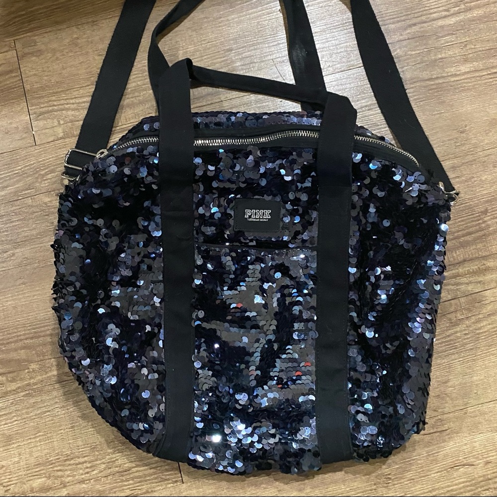 sequence pink Victoria Secret duffle